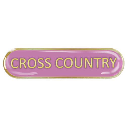 Cross Country Bar Badge