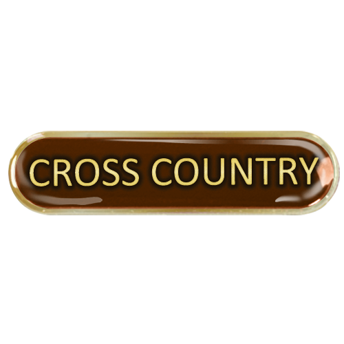 Cross Country Bar Badge