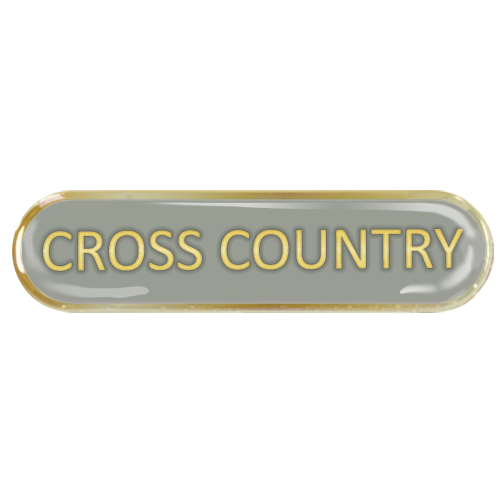 Cross Country Bar Badge
