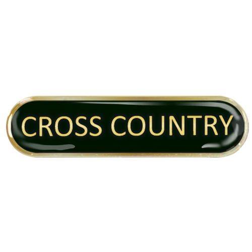Cross Country Bar Badge