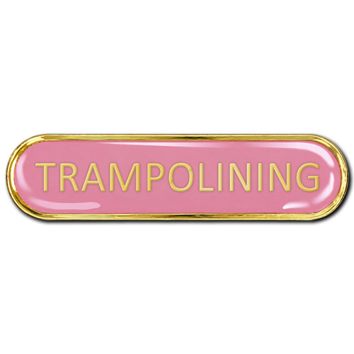 Trampolining Bar Badge