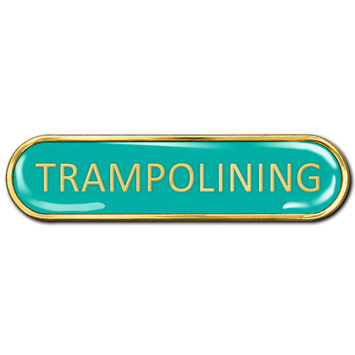 Trampolining Bar Badge