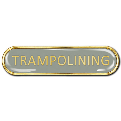 Trampolining Bar Badge