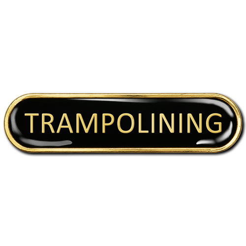 Trampolining Bar Badge