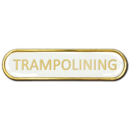 Trampolining Bar Badge