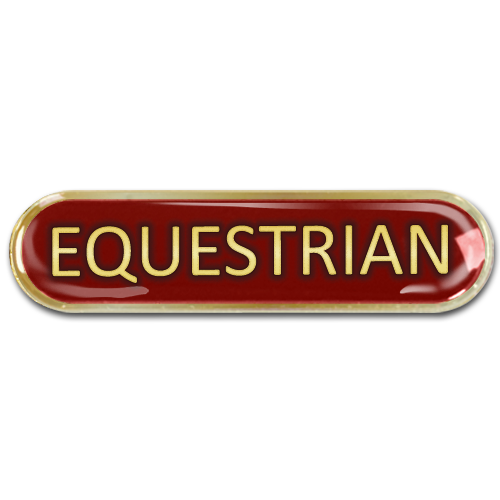 Equestrian Bar Badge