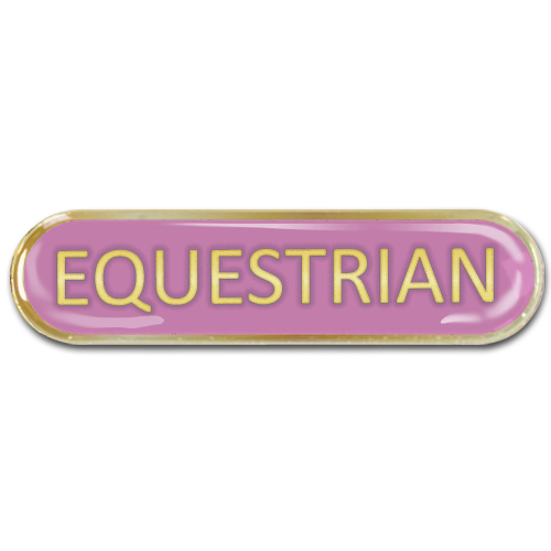 Equestrian Bar Badge