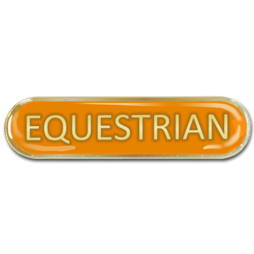 Equestrian Bar Badge
