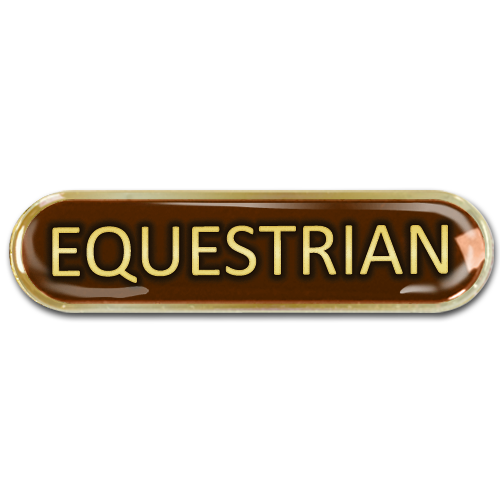 Equestrian Bar Badge