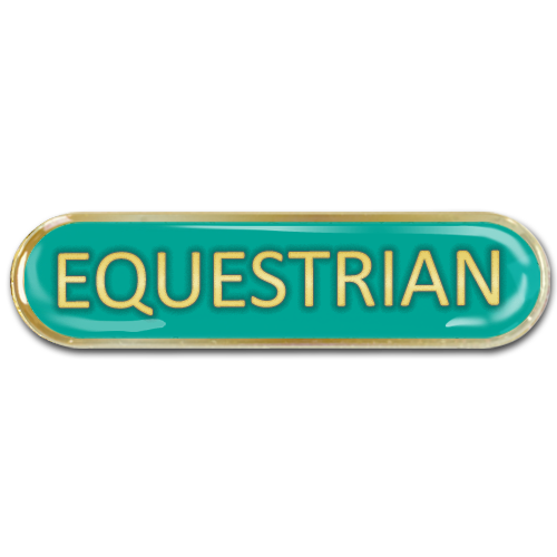 Equestrian Bar Badge