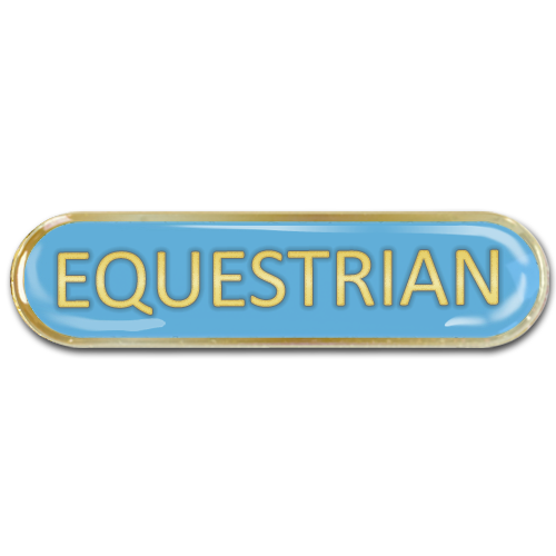 Equestrian Bar Badge