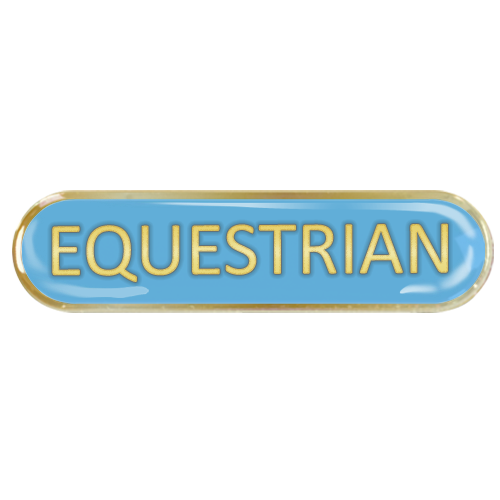 Equestrian Bar Badge