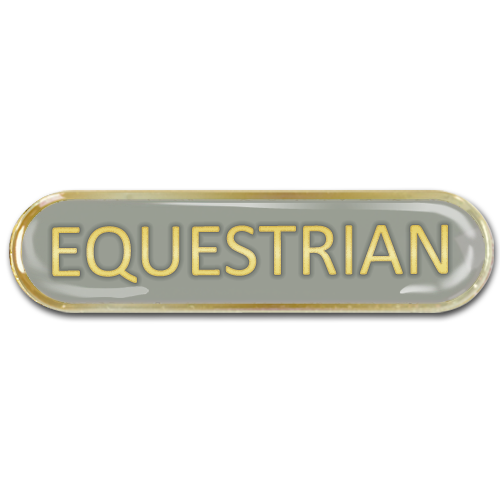 Equestrian Bar Badge