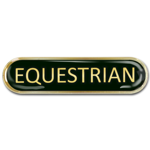 Equestrian Bar Badge