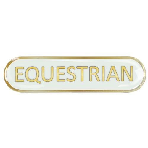 Equestrian Bar Badge