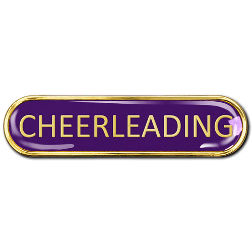 Cheerleading Bar Badge