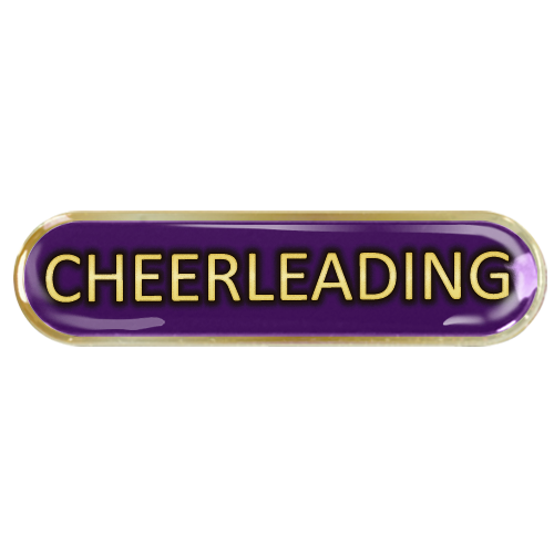Cheerleading Bar Badge