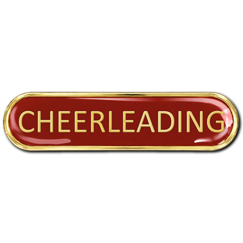 Cheerleading Bar Badge