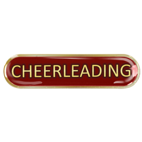 Cheerleading Bar Badge