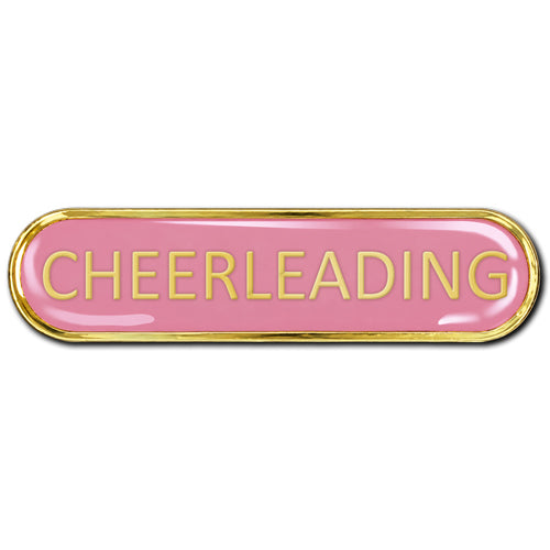 Cheerleading Bar Badge