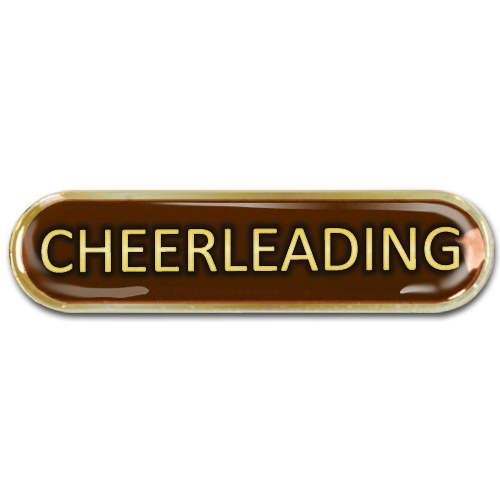 Cheerleading Bar Badge