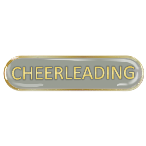 Cheerleading Bar Badge