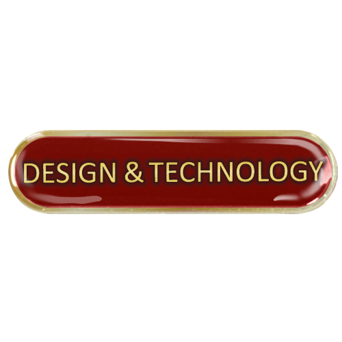 Design & Technology Bar Badge