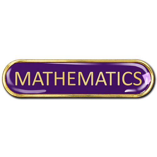 Mathematics Bar Badge