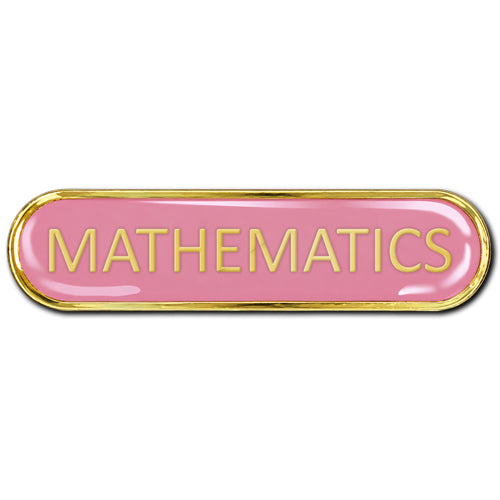 Mathematics Bar Badge