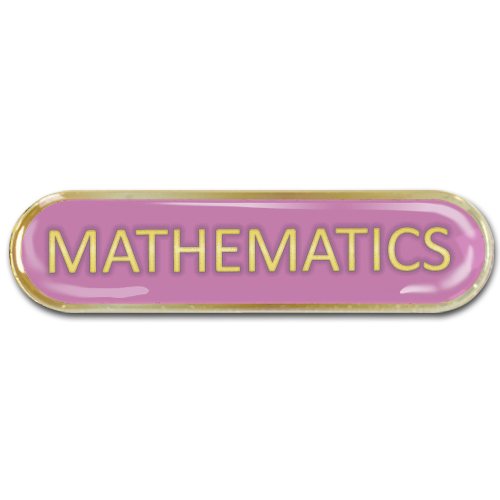 Mathematics Bar Badge