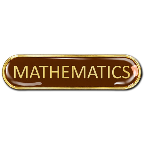 Mathematics Bar Badge
