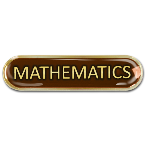 Mathematics Bar Badge