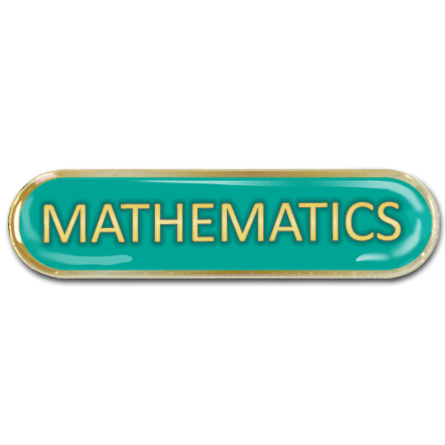 Mathematics Bar Badge
