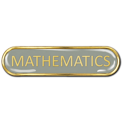 Mathematics Bar Badge