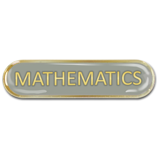 Mathematics Bar Badge