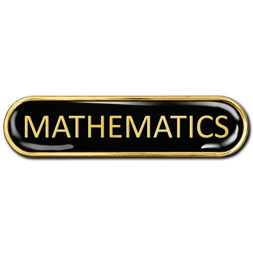 Mathematics Bar Badge