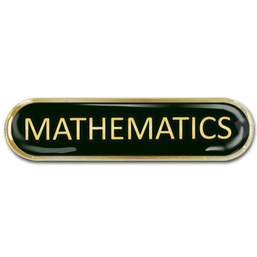 Mathematics Bar Badge