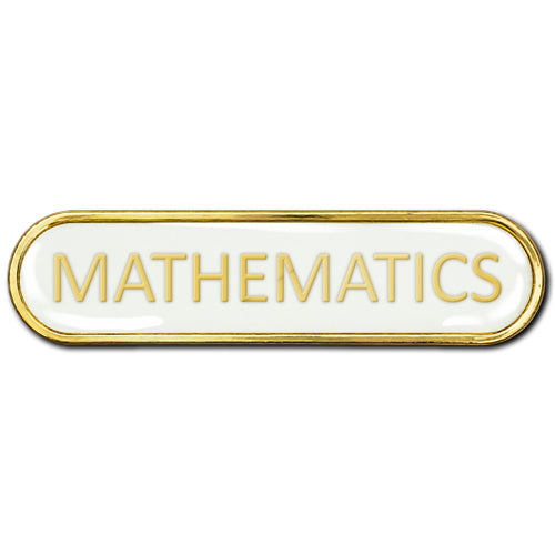 Mathematics Bar Badge