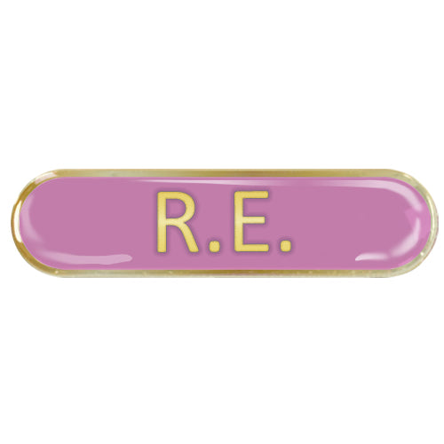 RE Bar Badge by School Badges UK
