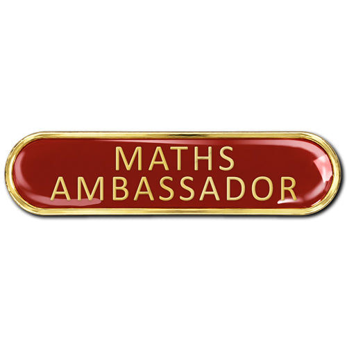 Maths Ambassador Bar Badge