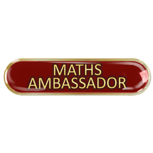 Maths Ambassador Bar Badge