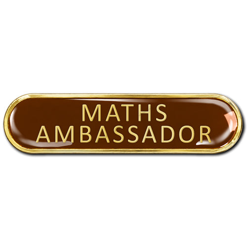 Maths Ambassador Bar Badge