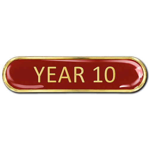 Year 10 Bar Badge