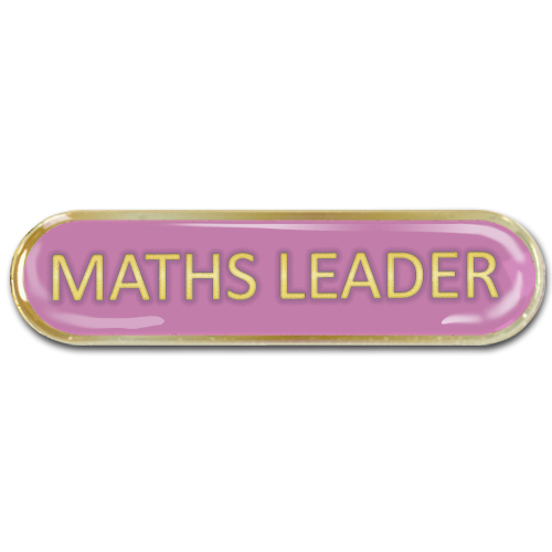 Maths Leader Bar Badge