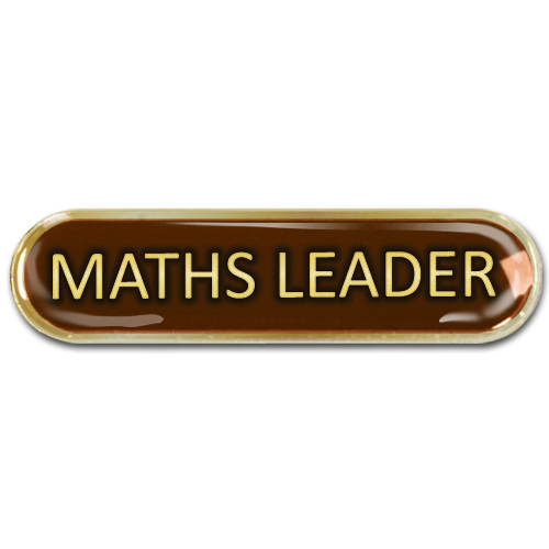 Maths Leader Bar Badge