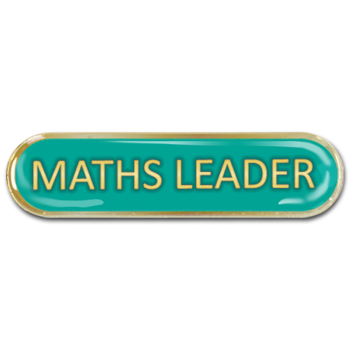 Maths Leader Bar Badge