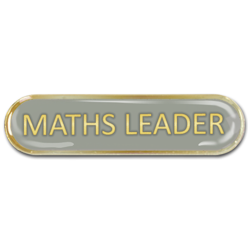 Maths Leader Bar Badge