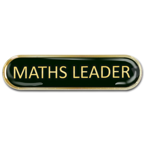Maths Leader Bar Badge