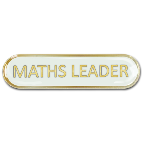 Maths Leader Bar Badge