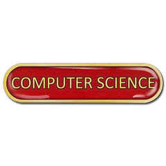 Computer Science Bar Badge by School Badges UK